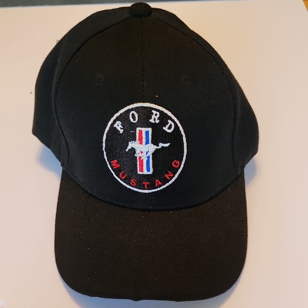 Ford Mustang Black Baseball Cap